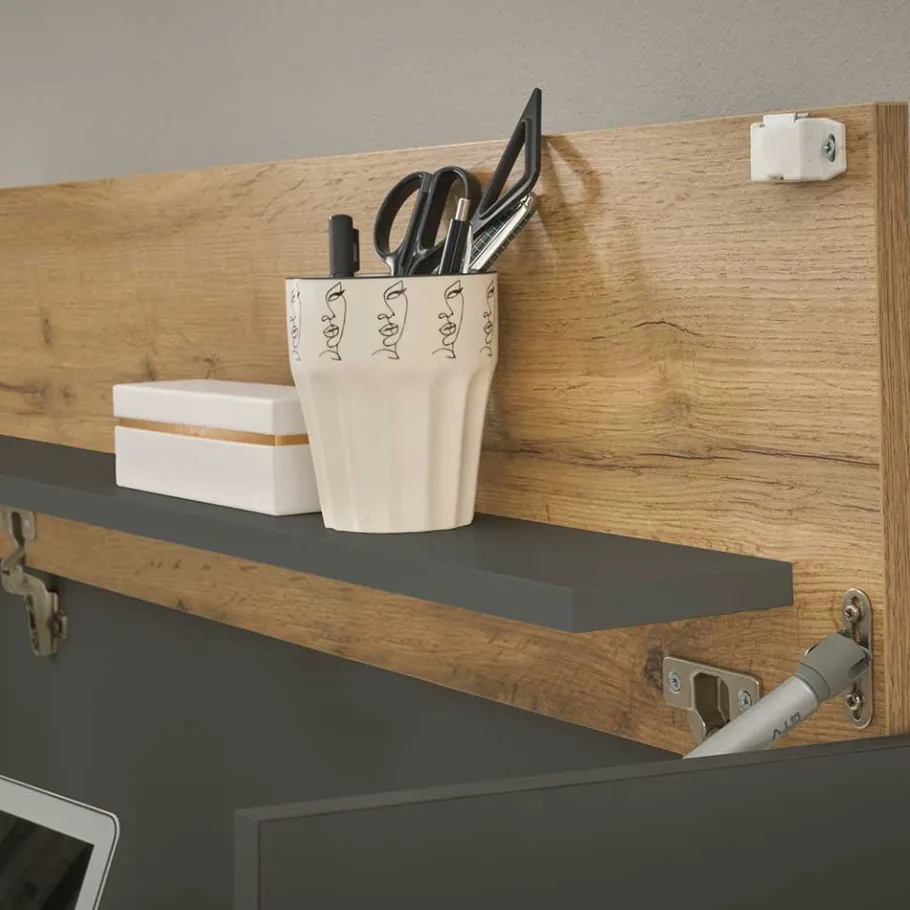 Wohnen Wohnzimmer TV-Anbauwand Set - Ahilav (sechsteilig)