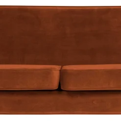 Wohnen Wohnzimmer Viersitzer Samtsofa in Rost Braun - Apkena