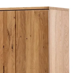 Clearance Wohnen Wohnzimmer Vitrine in Eiche Bianco geölt - Crupean