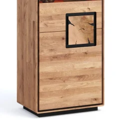 Online Wohnen Wohnzimmer Vitrine mit Hirnholz Applikation - Shipper