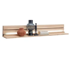 Outlet Wohnen Wohnzimmer Wandboard aus hellem Massivholz - Azzurian