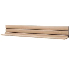 Outlet Wohnen Wohnzimmer Wandboard aus hellem Massivholz - Azzurian