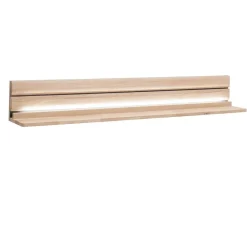 Outlet Wohnen Wohnzimmer Wandboard aus hellem Massivholz - Azzurian