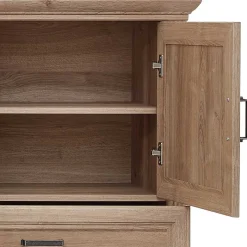 Hot Wohnen Wohnzimmerschrank in Eiche Optik mit LED - Barack