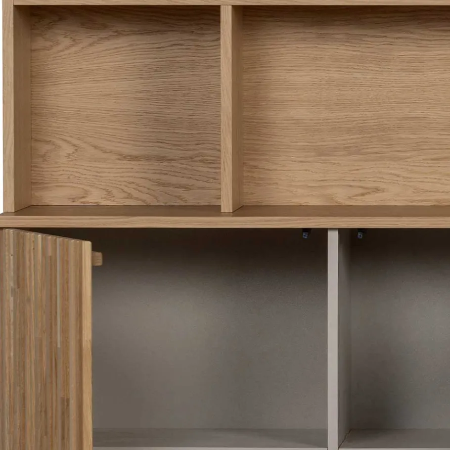 Hot Wohnen Wohnzimmerschrank mit 4 Türen & 7 Fächern - Cegrada