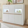 Best Wohnen Wohnzimmerschrank mit Glaseinsätzen - Ilana