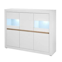 Best Wohnen Wohnzimmerschrank mit Glaseinsätzen - Ilana
