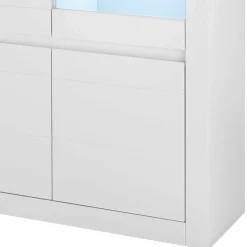 Best Wohnen Wohnzimmerschrank mit Glaseinsätzen - Ilana