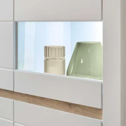 Best Wohnen Wohnzimmerschrank mit Glaseinsätzen - Ilana