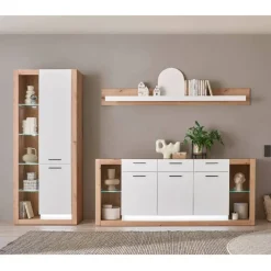 Sale Wohnen Wohnzimmerschränke und Wandboard Set - Adejano (dreiteilig)