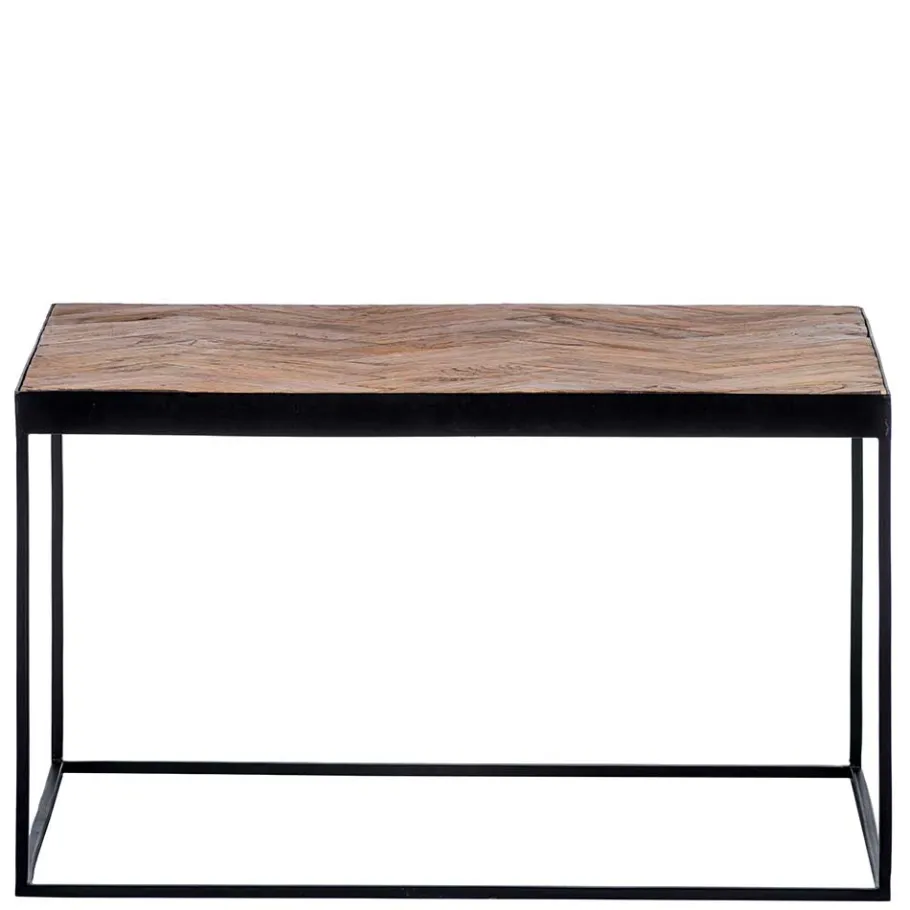Hot Wohnen Wohnzimmertisch aus Teak mit Antik Finish - Roady