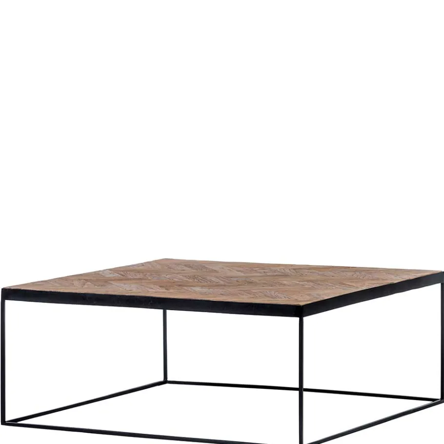 Hot Wohnen Wohnzimmertisch aus Teak mit Antik Finish - Roady