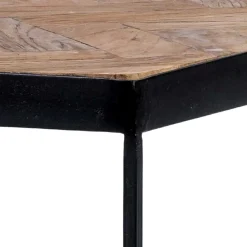 Hot Wohnen Wohnzimmertisch aus Teak mit Antik Finish - Roady