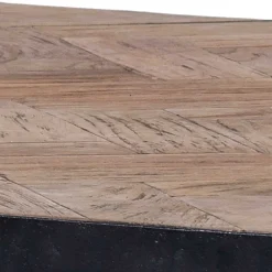 Hot Wohnen Wohnzimmertisch aus Teak mit Antik Finish - Roady