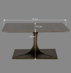 Online Wohnen Wohnzimmertisch mit hellgrauer Marmorplatte - Cimbaly
