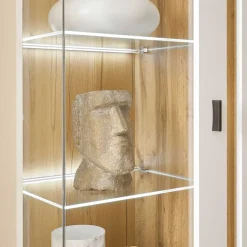 Best Wohnen Wohnzimmervitrine mit LED Beleuchtung - Racelyn