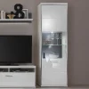 Online Wohnen Wohnzimmervitrine Tacroma in Weiß Hochglanz