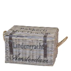 Discount Wohnen Wäschetruhe Podian aus Rattan