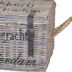 Discount Wohnen Wäschetruhe Podian aus Rattan