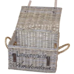 Discount Wohnen Wäschetruhe Podian aus Rattan