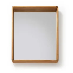 Sale Wohnen 80x65 Badezimmerspiegel mit Teak Holz - Tiranny