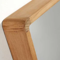 Sale Wohnen 80x65 Badezimmerspiegel mit Teak Holz - Tiranny