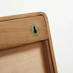 Sale Wohnen 80x65 Badezimmerspiegel mit Teak Holz - Tiranny