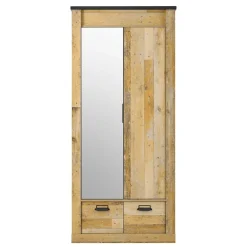 Hot Wohnen 90x200 Bett & Nachttisch & Schrank - Naiavio (dreiteilig)