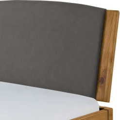 Discount Wohnen 140x200 Bett aus Wildeiche mit Kufen - Maria