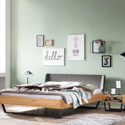 New Wohnen 140x200 Bett mit Wildbuche Rahmen - Gannices