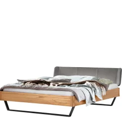 New Wohnen 140x200 Bett mit Wildbuche Rahmen - Gannices