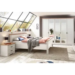 Discount Wohnen 160x200 Bettanlage & Kleiderschrank - Maggio (vierteilig)