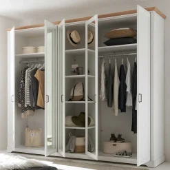 Discount Wohnen 160x200 Bettanlage & Kleiderschrank - Maggio (vierteilig)
