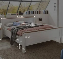 Discount Wohnen 160x200 Bettanlage & Kleiderschrank - Maggio (vierteilig)