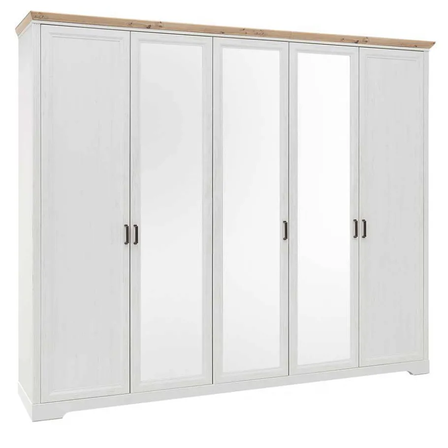 Discount Wohnen 160x200 Bettanlage & Kleiderschrank - Maggio (vierteilig)