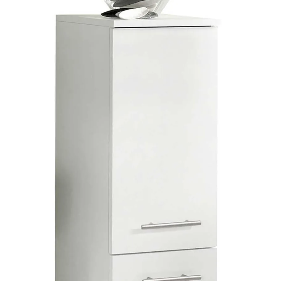 New Wohnen 31x117 cm Badezimmer Schrank mit 2 Türen - Amassa