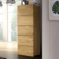 New Wohnen 53x143 cm Eiche Kommode geölt - Avidora