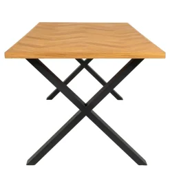 Hot Wohnen 200x95 cm Esstisch mit Eiche Furnier - Pablona