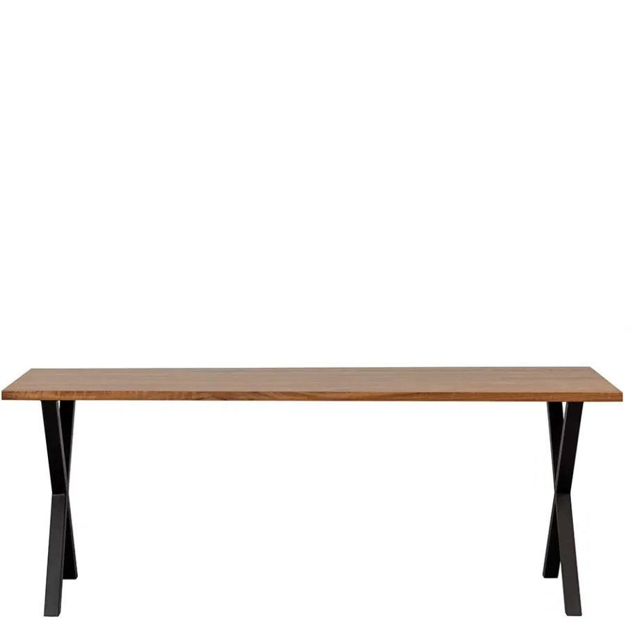 Wohnen 200x90 cm Esszimmertisch in Walnuss Furnier - Athias