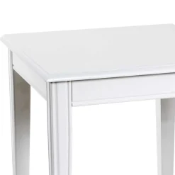 Discount Wohnen 45x45 cm Landhaus Beistelltisch in Weiß - Leida