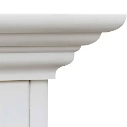 Online Wohnen 130x53 cm Schreibtisch in Weiß lackiert - Indico