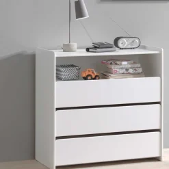 Sale Wohnen 90x92 cm Schubladen-Kommode in Weiß - Mauricia