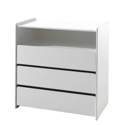 Sale Wohnen 90x92 cm Schubladen-Kommode in Weiß - Mauricia