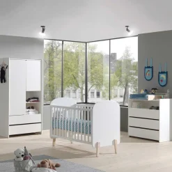 Sale Wohnen 90x92 cm Schubladen-Kommode in Weiß - Mauricia