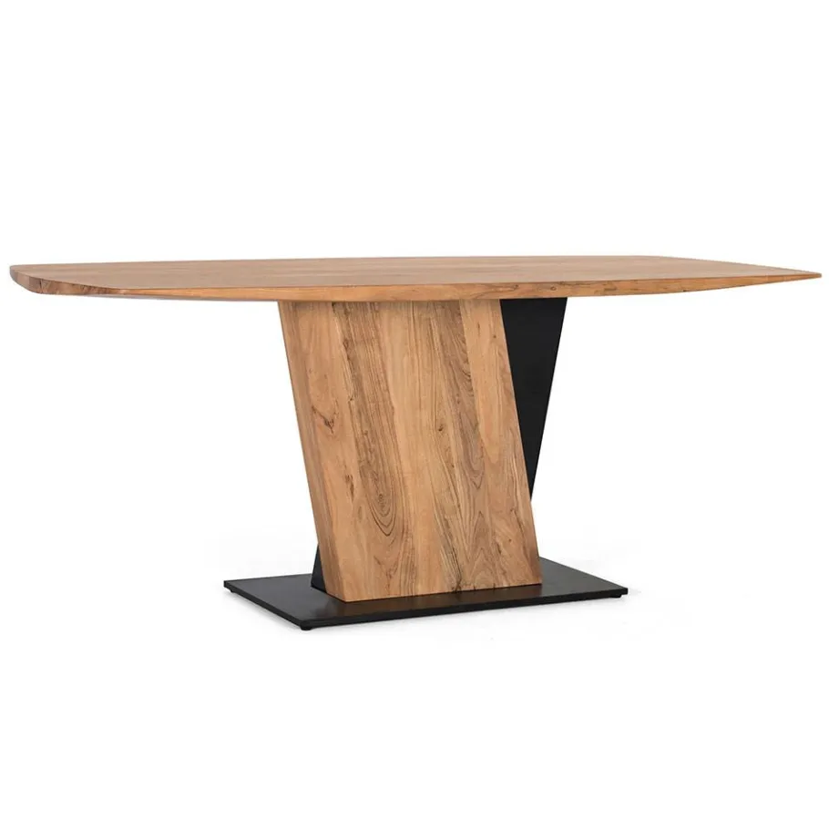 Discount Wohnen 240x100 cm Tisch aus Akazie Massivholz - Moleda