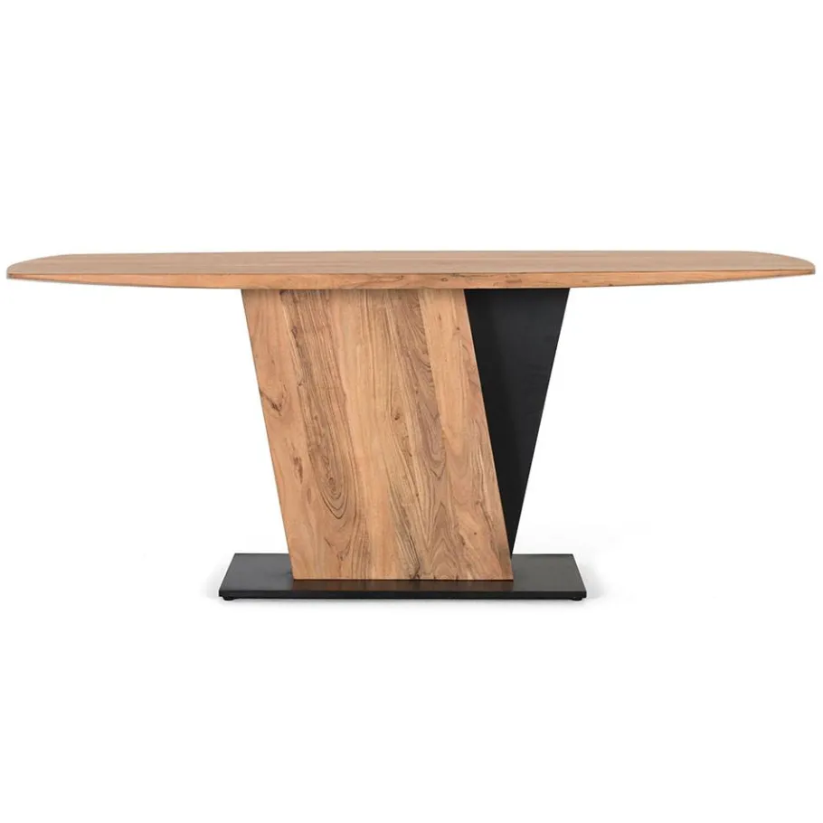 Discount Wohnen 240x100 cm Tisch aus Akazie Massivholz - Moleda