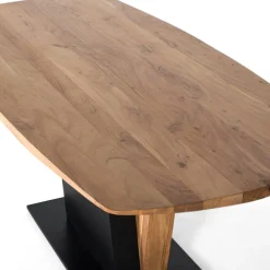 Discount Wohnen 240x100 cm Tisch aus Akazie Massivholz - Moleda