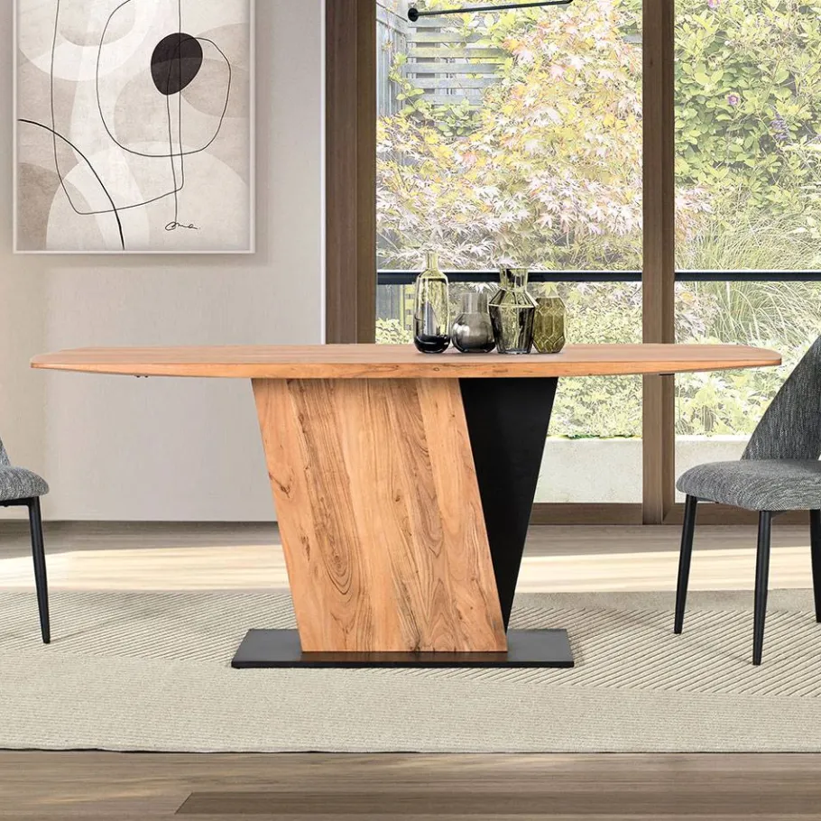 Discount Wohnen 240x100 cm Tisch aus Akazie Massivholz - Moleda