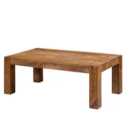 Best Wohnen 110x60 Couchtisch aus Sheesham Massivholz - Hoslo