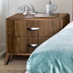 Clearance Wohnen 180x200 Designbett & Nachttische - Zalto (dreiteilig)